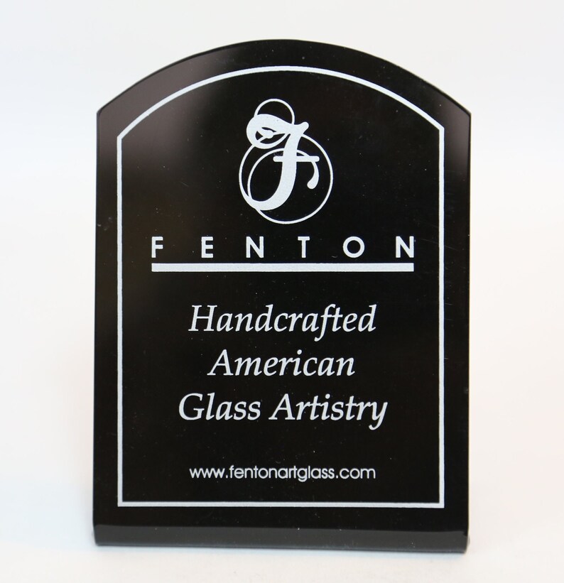 Fenton Art Glass Cake Plate