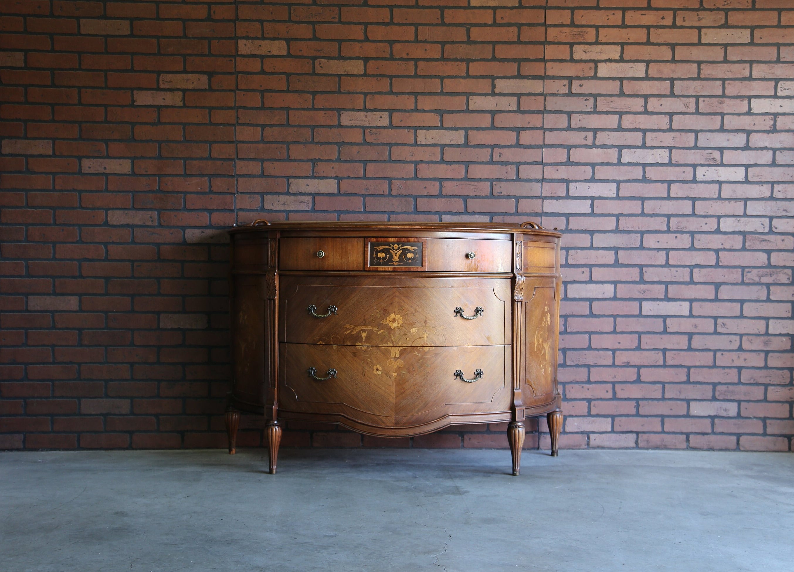 Small demilune cabinet deals
