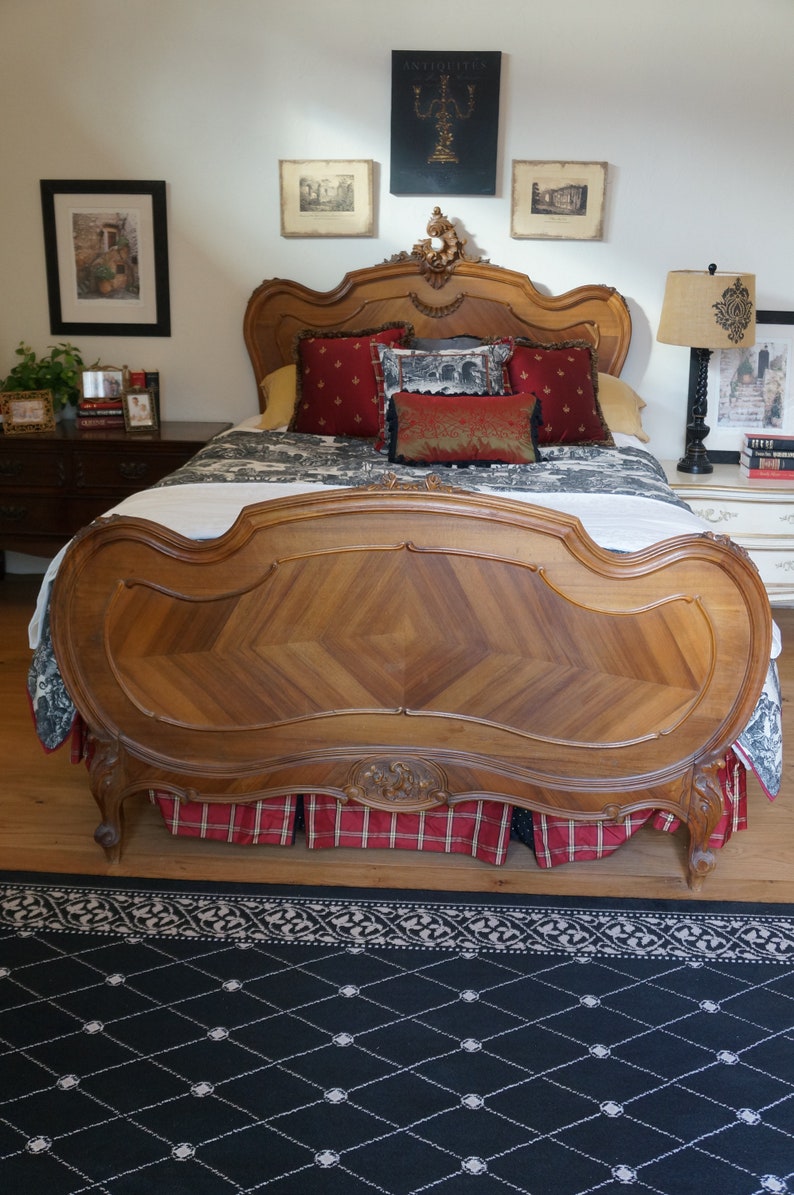 Antique French Rococo Full Bed Double Bed Frame French Bed Etsy