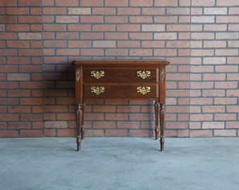 Nightstand ~ Bedside Chest ~ Night Table ~ Traditional Nightstand ~ Georgian Court Night Table by Ethan Allen