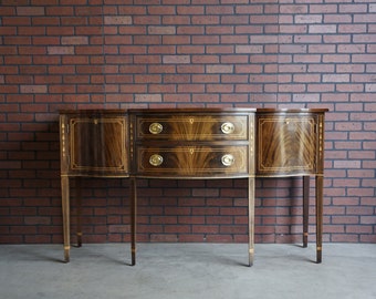 Sideboard ~ Buffet  ~ Traditional Sideboard ~ Federal Inlayed Mahogany Sideboard by Stickley
