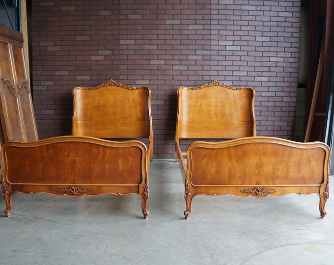 Twin French Provincial Beds Antique Twin Bed Frames Vintage Twin Beds