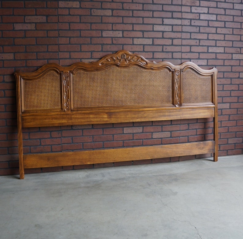 Headboard King Headboard Cal King Cane Headboard French Etsy