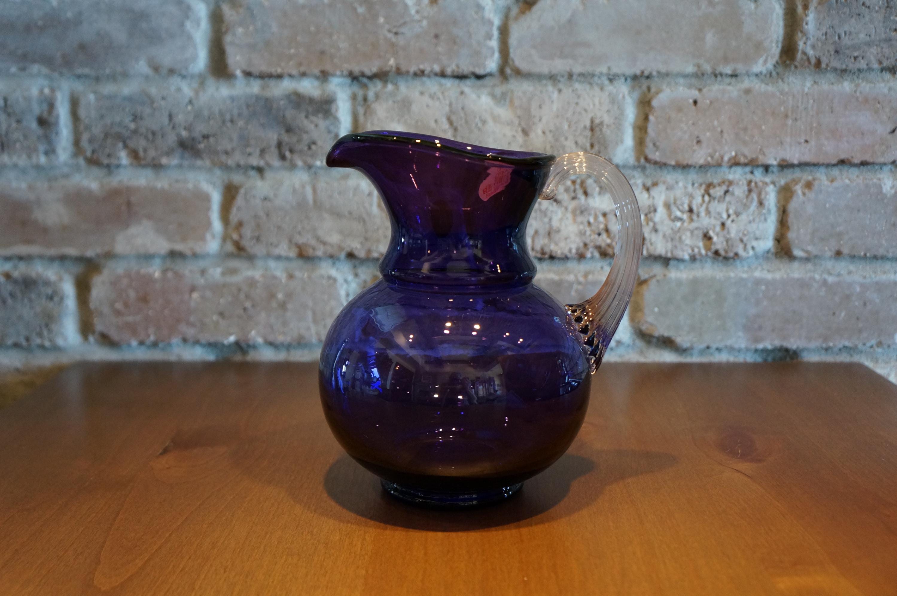 Fenton Purple Pitcher - Etsy