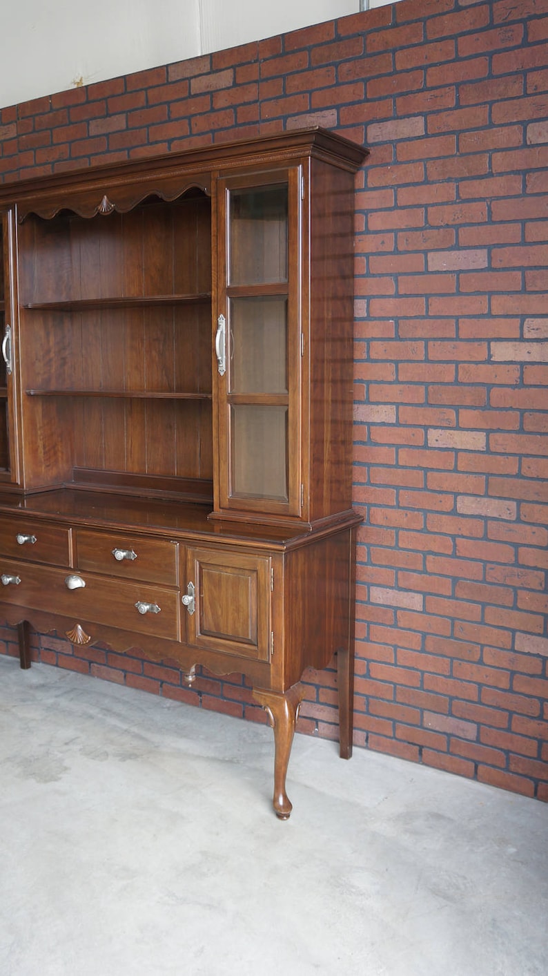 Hutch China Buffet With Open Hutch Etsy