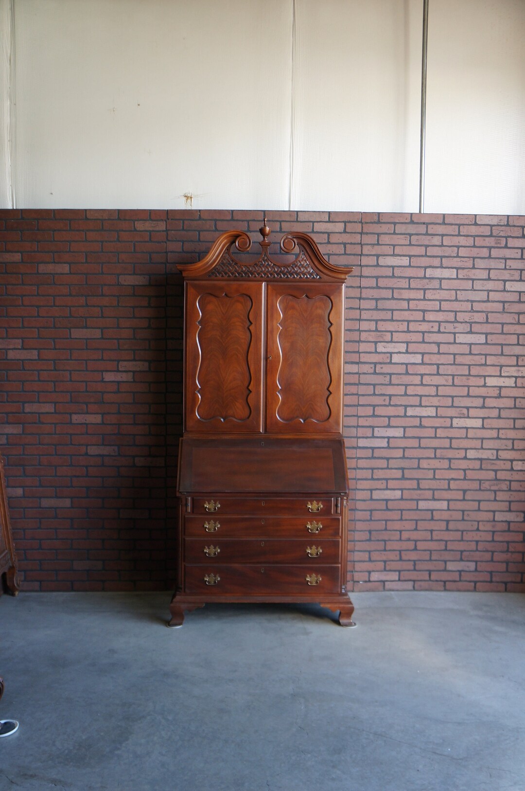 Secretary Desk ~ Desk ~ Vintage Secretary Desk ~ Traditional Mahogany ...
