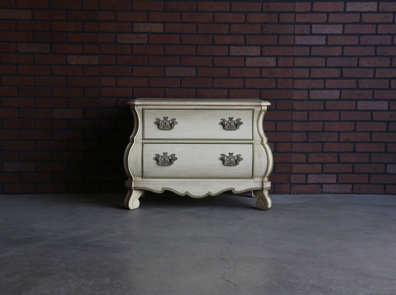 Chairside Chest Country French Bedside Chest French Etsy