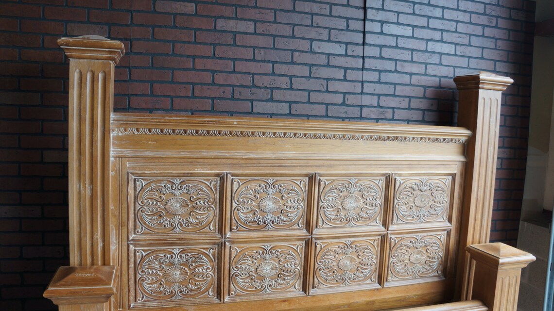 Majestic Drexel Heritage King Bed Frame Etsy