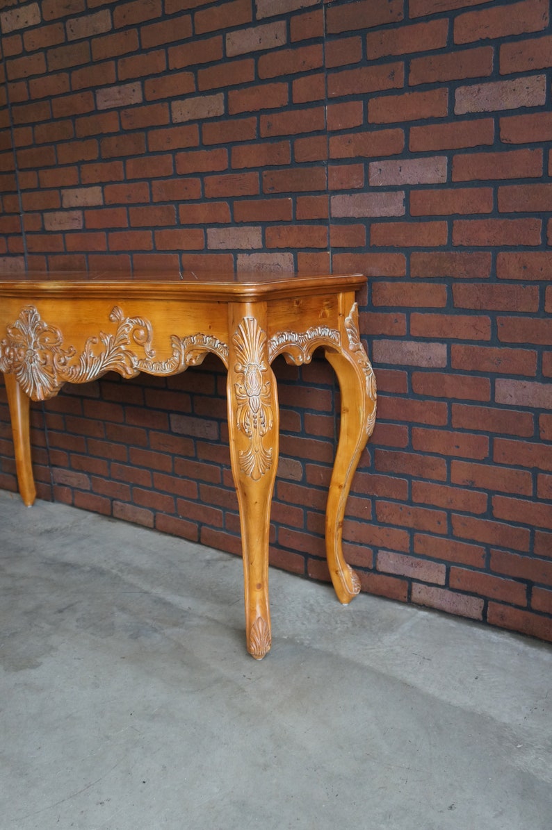 Console Entry Table Hall Table French Provincial Sofa Table Carved ...