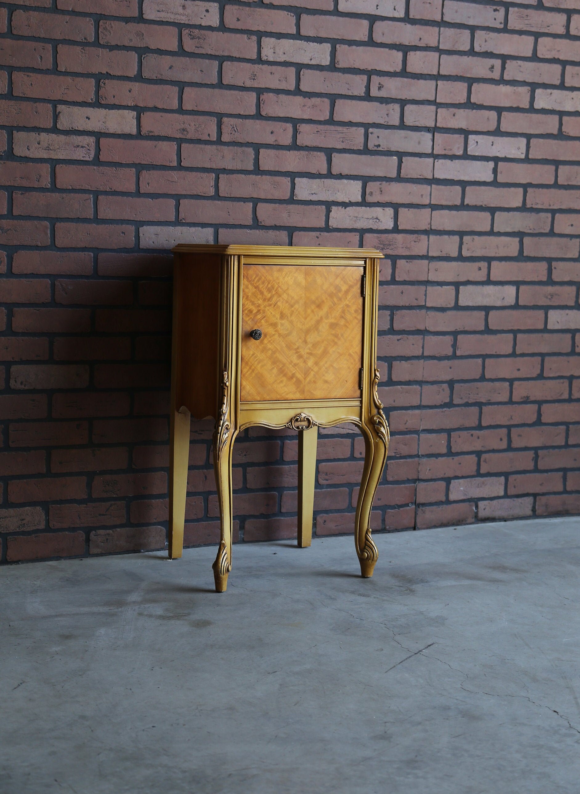 Antique Nightstand French Bedside Table Vintage Nightstand Etsy