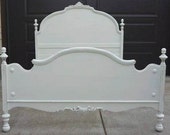 Charming Shabby Cottage Chic full bed frame