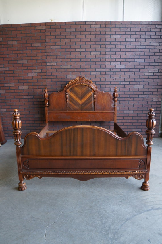 Antique Full Bed Double Bed Frame Vintage Full Bed Etsy