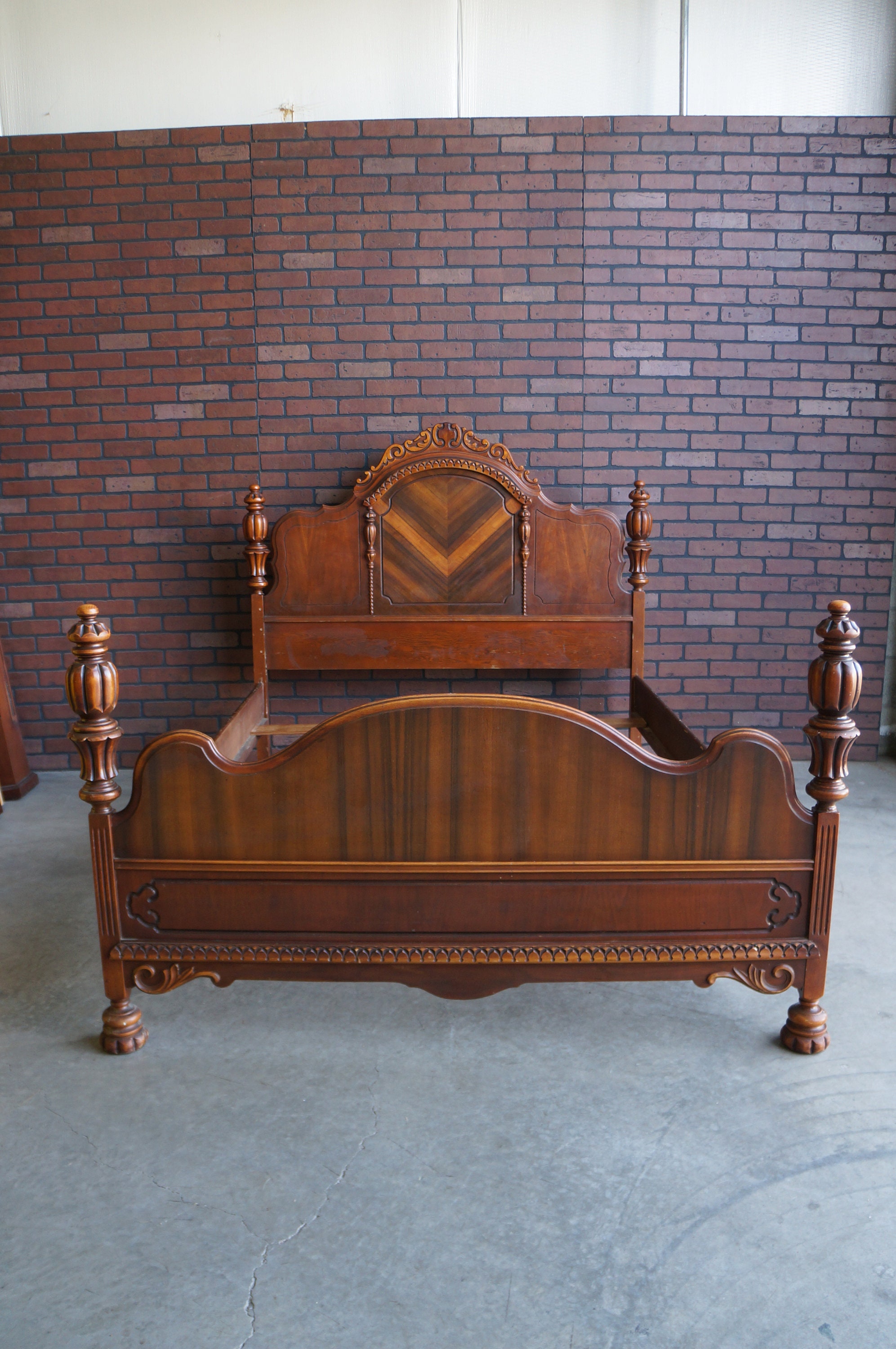 Antique Full Bed Double Bed Frame Vintage Full Bed Etsy