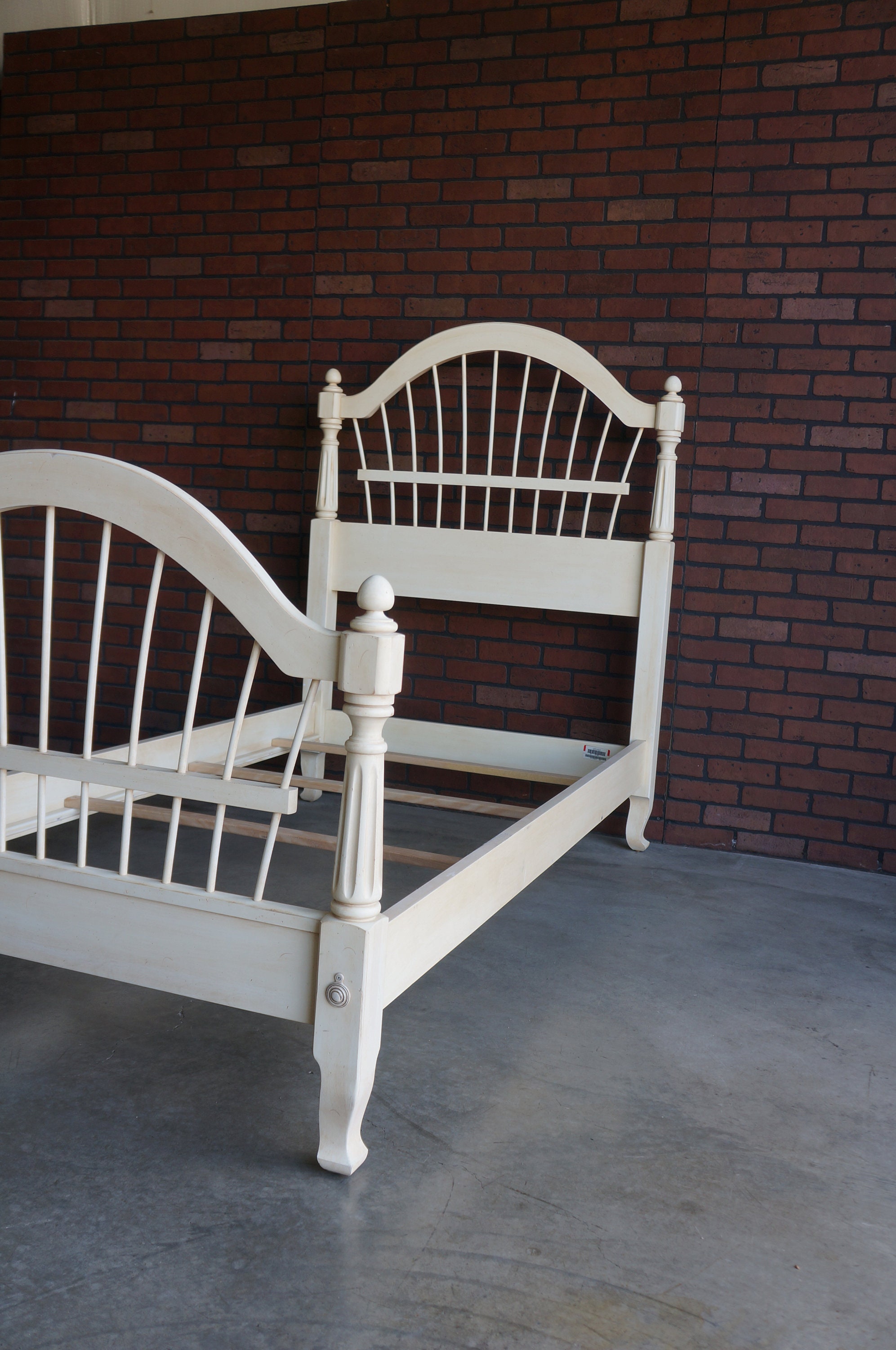 Twin Bed Frame Country Cottage Bed Country French Wheatback Bed by