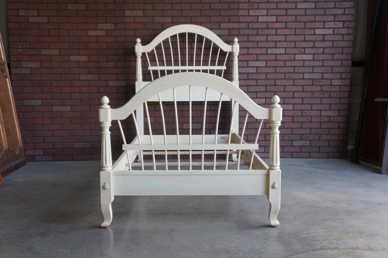 Twin Bed Frame Country Cottage Bed Country French Wheatback Bed by ...