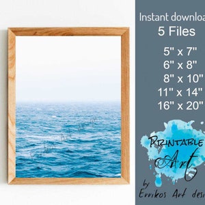 Sea Ocean Printable, Instant Download, Sea Summer, Wall Art Print, Home ...