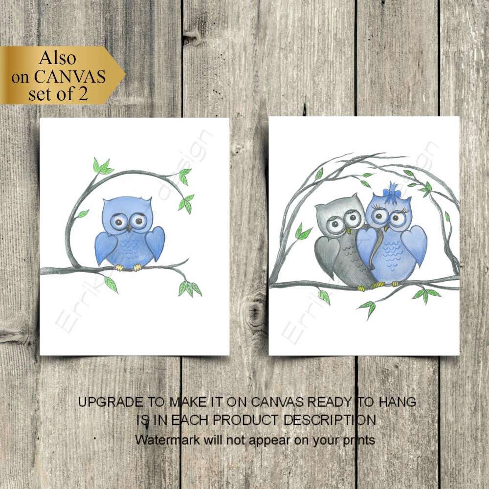 owl nursery decor baby boy