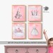 Princess Nursery Decor Instant Download SET 4 Prints - Etsy