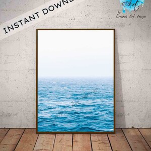 Sea Ocean Printable, Instant Download, Sea Summer, Wall Art Print, Home ...