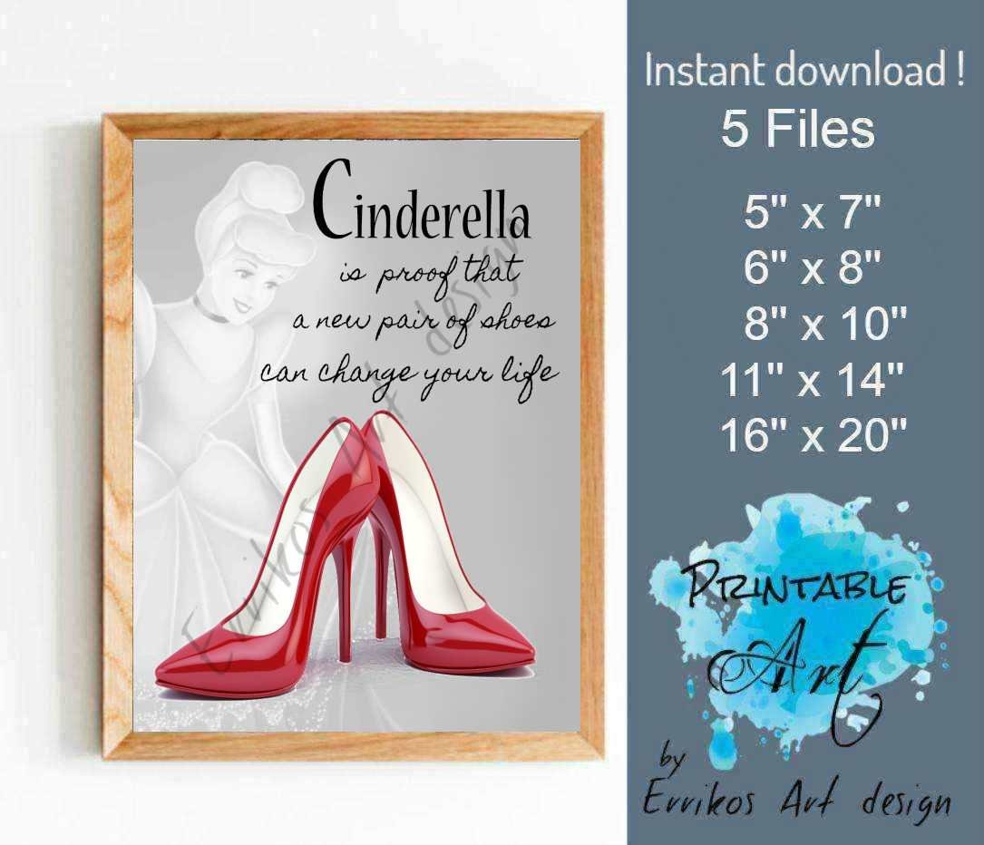 Cinderella is Proof That a New Pair of Shoes Can Change Your Life, Wall