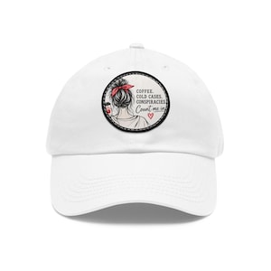 Coffee Cold Cases Conspiracies patch hat