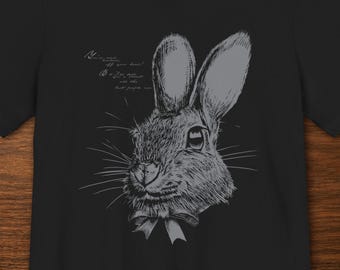 Velveteen Rabbit T-Shirt | What Is Real? Conceptual Art | Unisex Bella+Canvas 3001