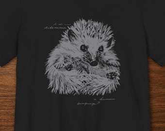 Hedgehog Dilemma T-Shirt | Personal Space & Maturity | Unisex Bella+Canvas 3001