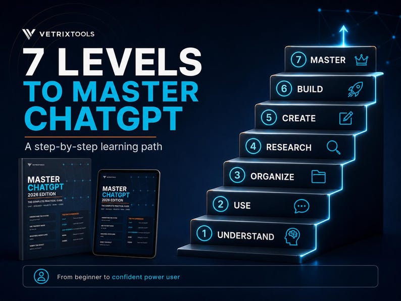 Chatgpt AI Guide 2026: Beginner to Advanced PDF | Projects, Research ...