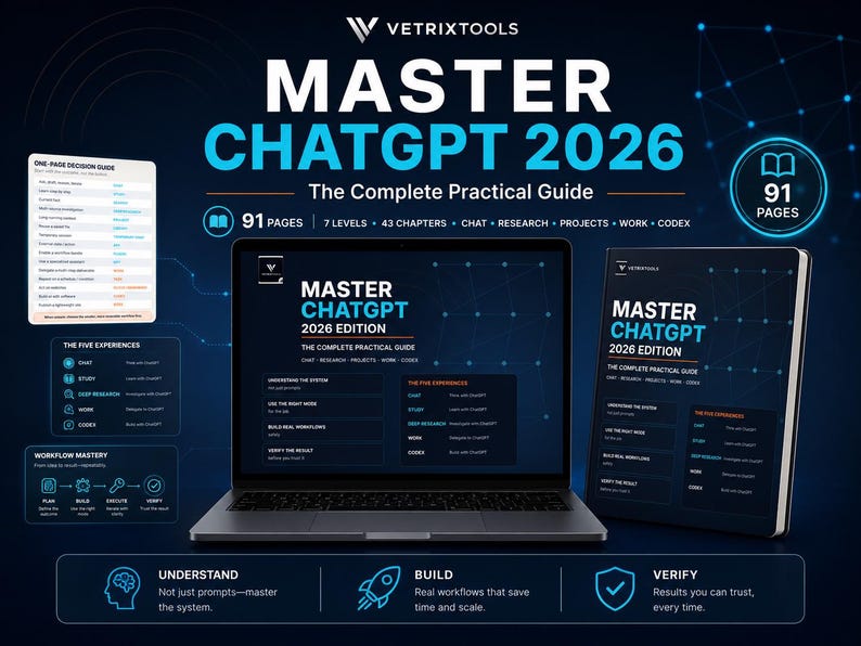 Chatgpt AI Guide 2026: Beginner to Advanced PDF | Projects, Research ...