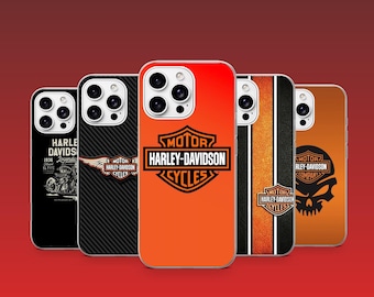 Funda para teléfono Harley Davidson con diseño de motocicleta para iPhone 18Pro, 17, 16, 15, 14, 13, Samsung S26Fe, S25, S24, S23, A16, A56, Pixel 11, 10Pro