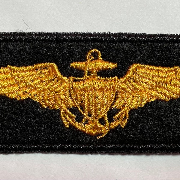 US Navy Aviator Wings embroidered iron on patch