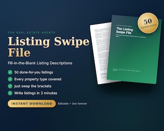 Modèles de descriptions d'annonces immobilières, 50 exemples de textes MLS (PDF)