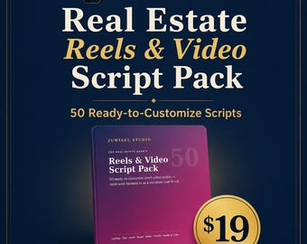 Real Estate Reels and Video Scripts, Hooks and Content Ideas PDF