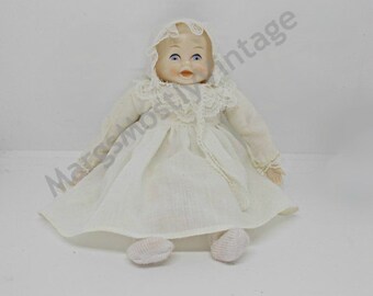 antique three face doll