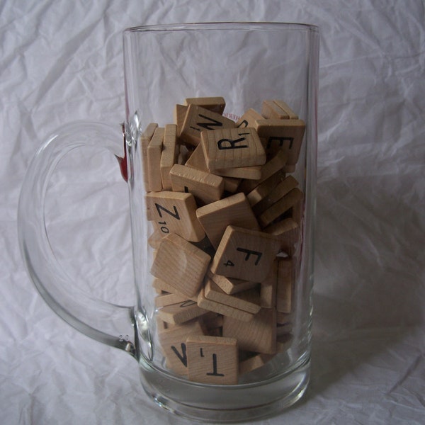 Vintage Selchow & Righter 1982-1986 Scrabble Game Tiles