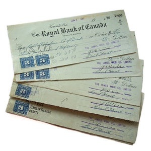 Royal bank of canada cheque