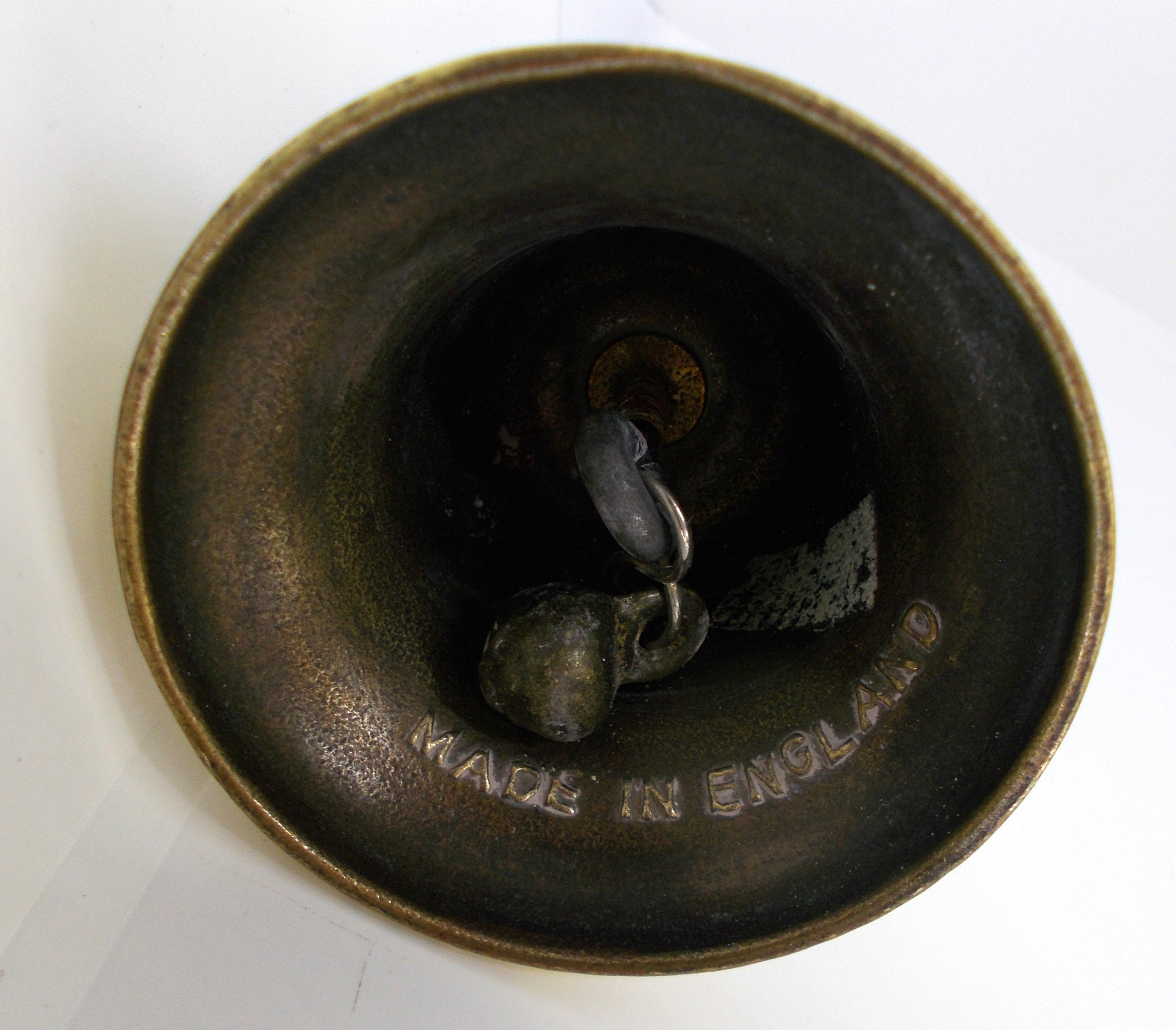 Vintage Brass Bell Queen Elizabeth Made in England Etsy