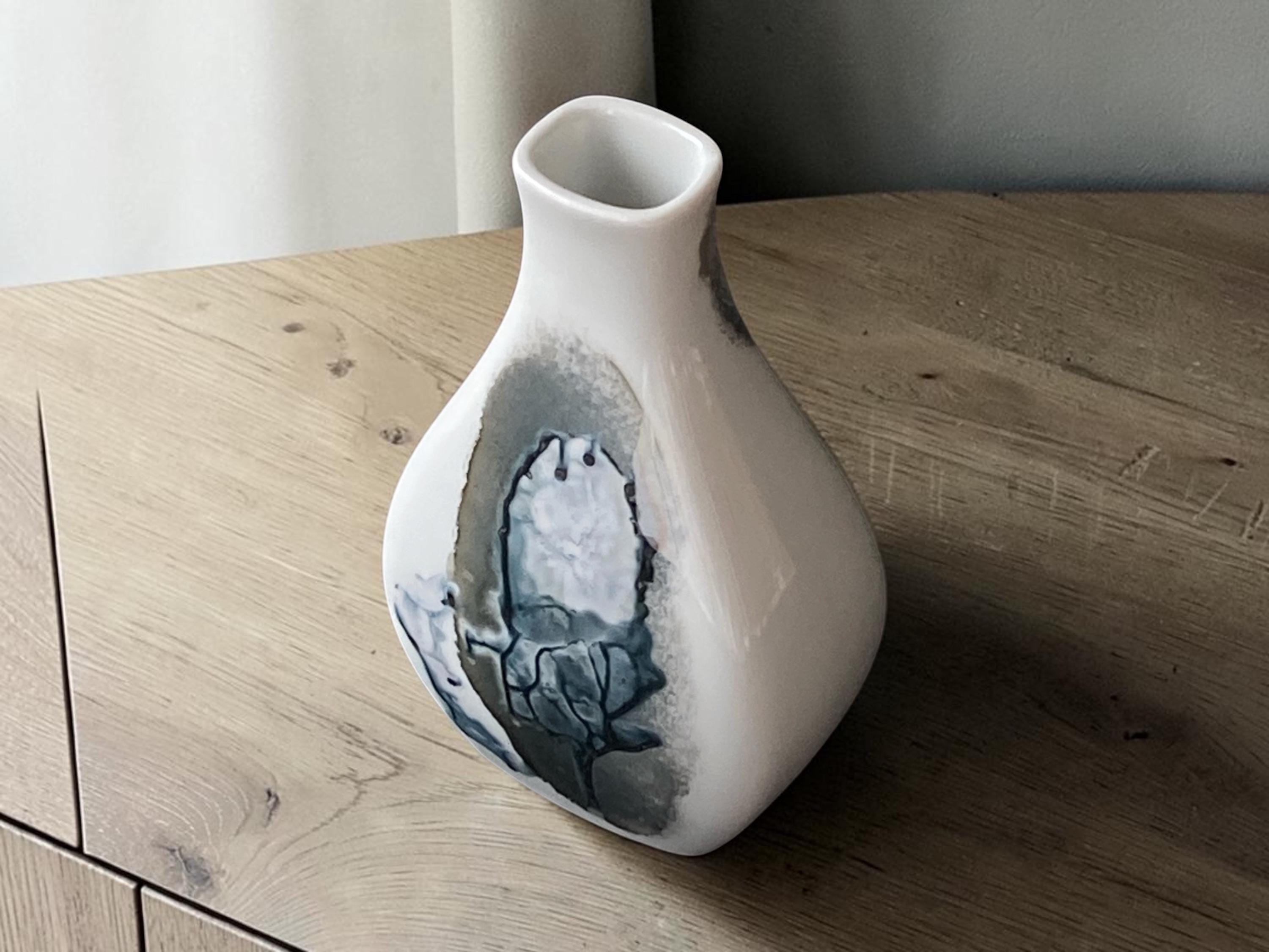 Vintage German Pottery Vase - Etsy