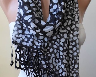 Unique Scarf Shawl  Gift Scarf Women Gift Scarf Personalized Gift ideas for Her Girlfriend gift for her   Lace Scarf personalized gift