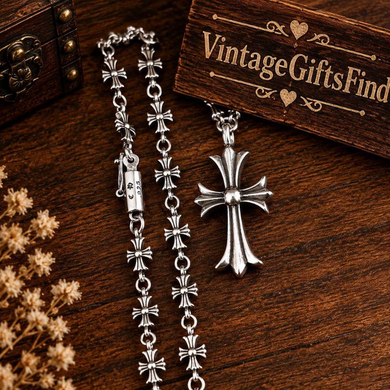 Opium Cross Chain - Etsy
