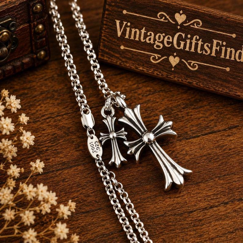 Opium Cross Necklace - Etsy