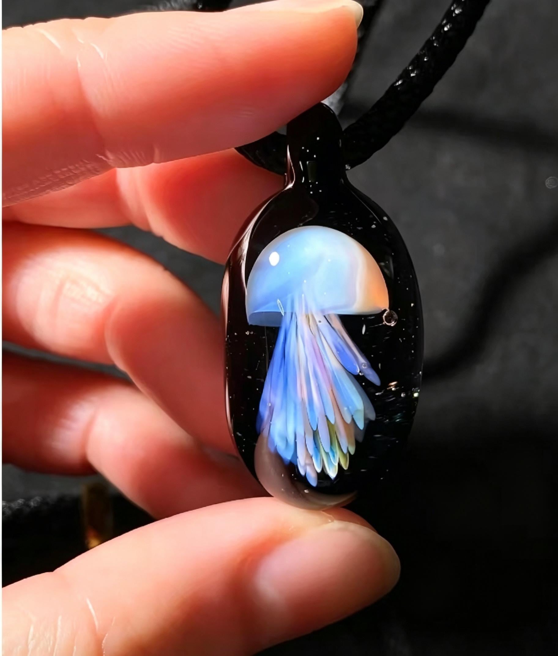 Jellyfish Pendant - Etsy