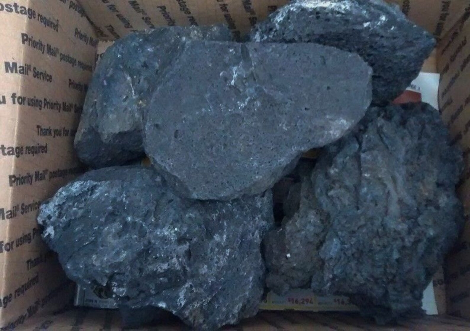 Black Lava Rock Porous Exotic Black Color Lava 5 Stones | Etsy