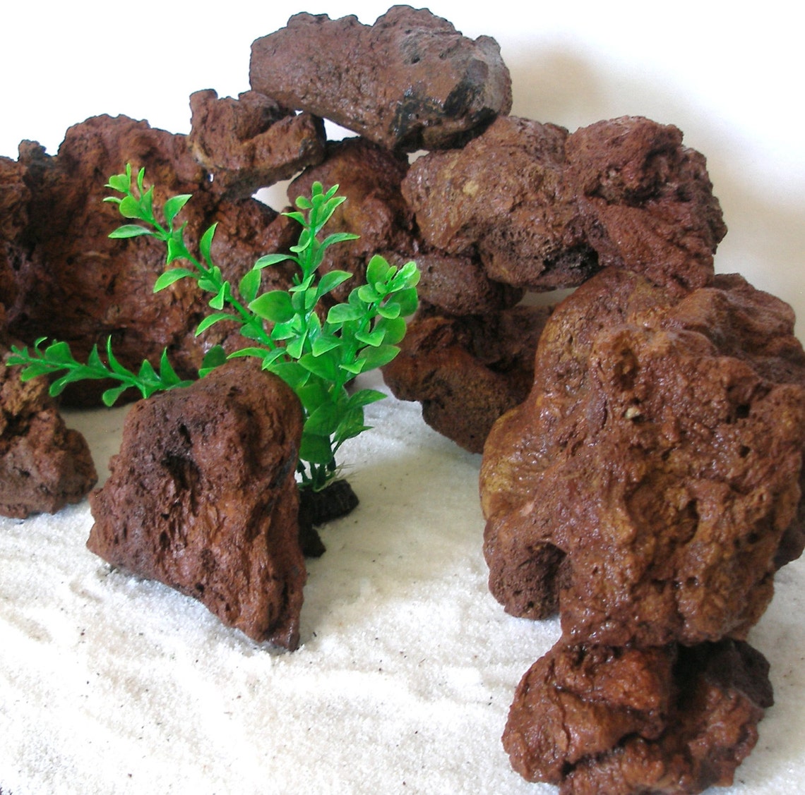 Aquarium Red Lava Rock Aquascaping Exotic Habitat 10 stone Etsy