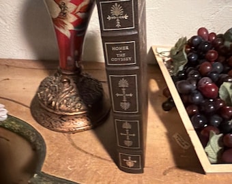 De Odyssee van Homerus. Easton Press 1978, lederen band. Onderdeel van de serie 'De 100 beste boeken ooit geschreven'. In perfecte staat.