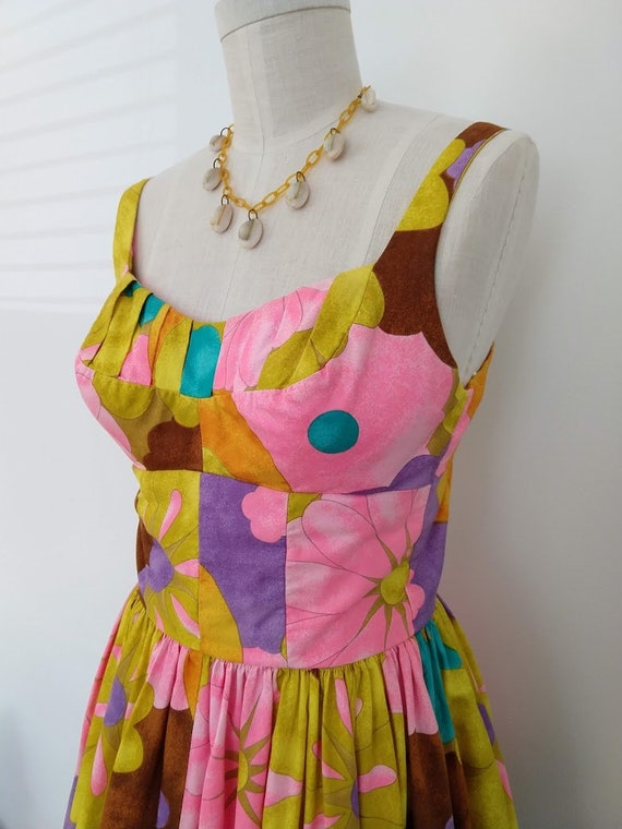 1950-60's Kamehameha Dress - XS