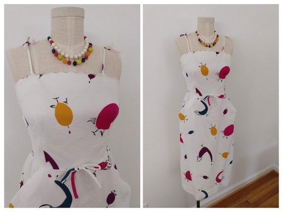Tori Richard Novelty Print Sundress - S