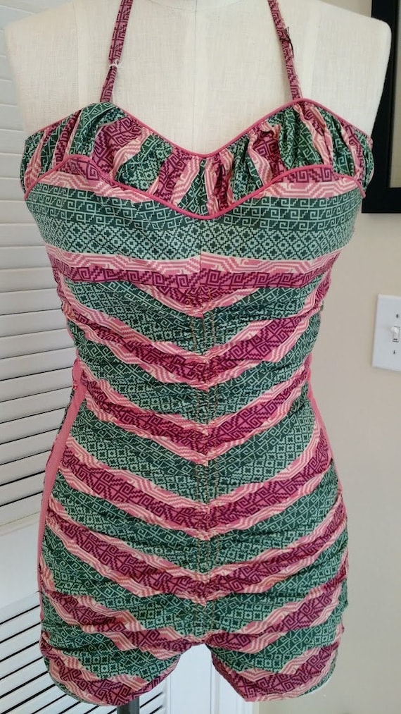Deadstock 1950s Swimsuit - S