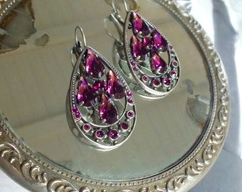 Pendientes de araña Amethyst Daydream