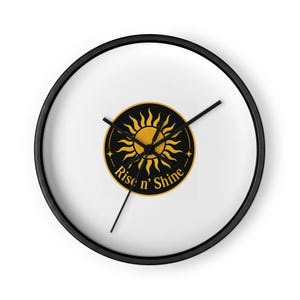 Wall clock Rise n' Shine
